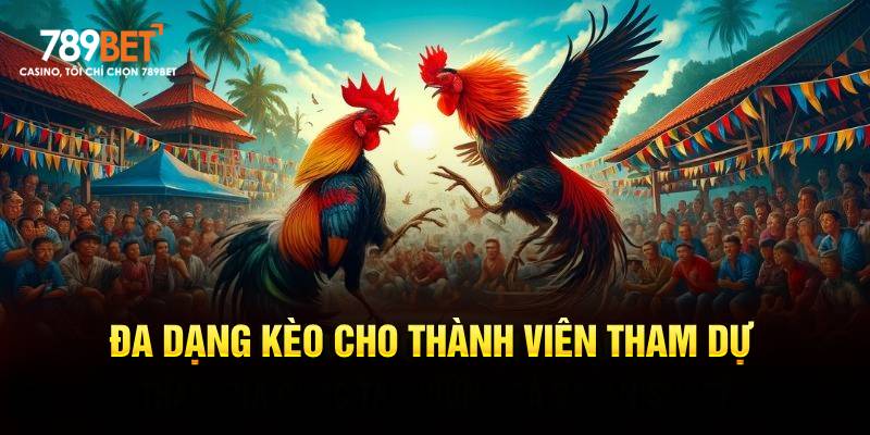 Đa dạng kèo cho thành viên tham dự