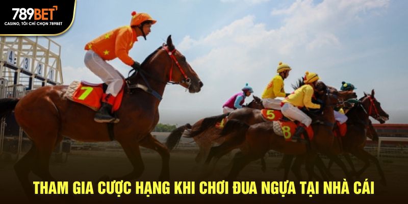 Tham gia cược hạng khi chơi đua ngựa tại nhà cái